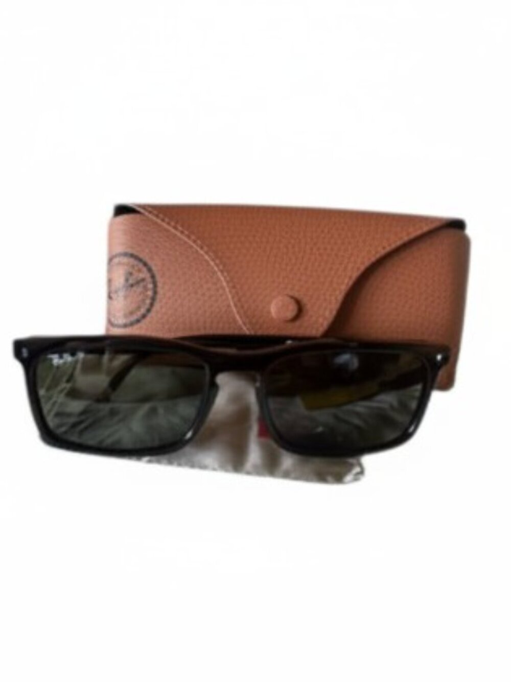 NEW RAY-BAN RB4435 901/58 Polarized Sunglasses Black Green 56mm